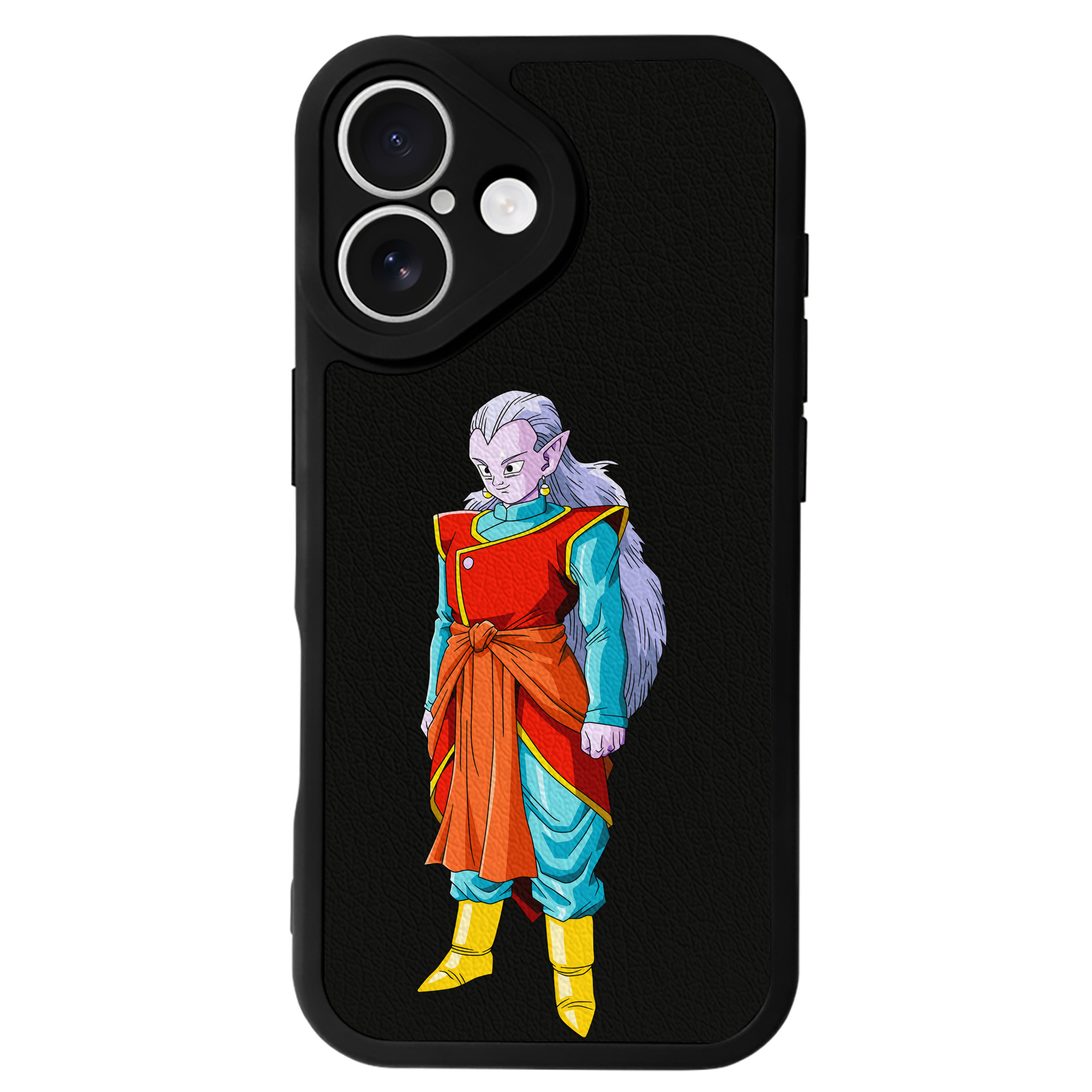 （画像用） ドラゴンボール DRAGON BALL 【iPhone 16シリーズ対応】シリコンスマホケース（レザー調） 材質：シリコン